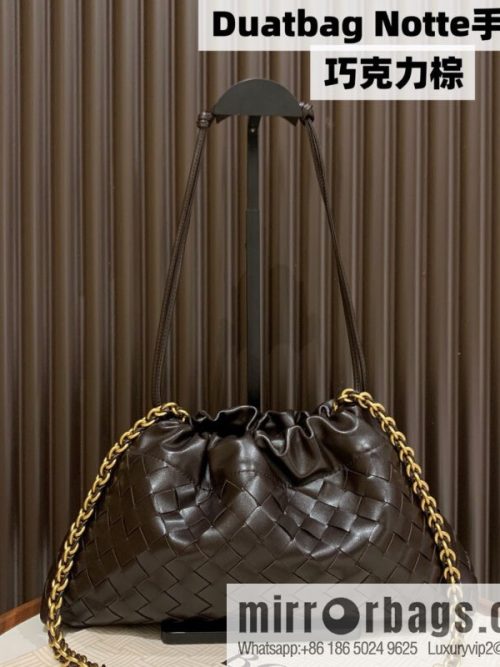 BV Dustbag Notte Clutch 839394 Chocolate Brown