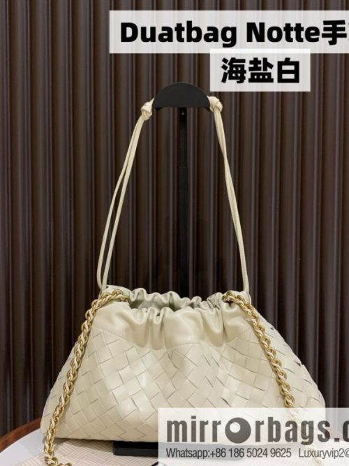 BV Dustbag Notte Clutch 839394 Sea Salt White