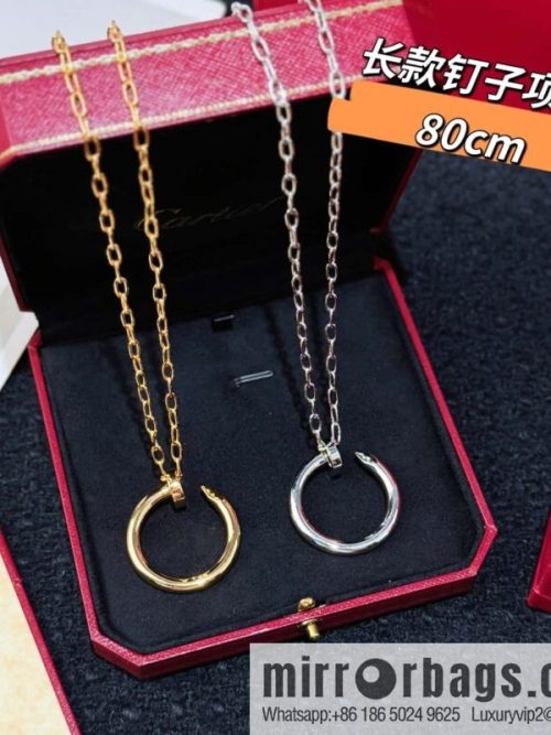❗New ❗ 80cm ☀☀ Cartier Cartier glossy nail necklace ☀