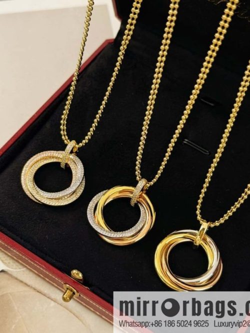 ❗New ❗ ☀ Cartier Cartier New three-ring necklace ☀