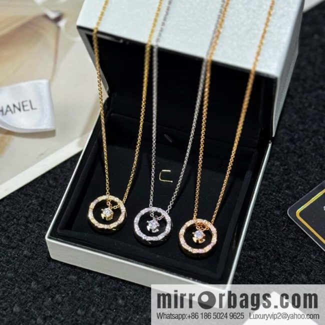 ❗️New ❗️ CHANEL Chanel coco crush series full diamond full moon necklace