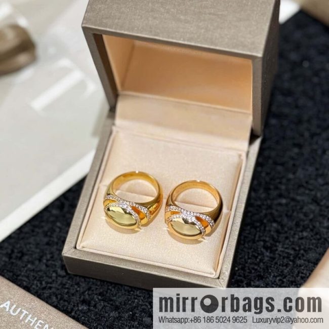 ❗New ❗ ☀ Original ☀️ ☀ BVLGARI Bulgari CABOCHON Oval egg ring with drill ☀
