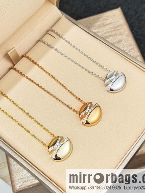 ❗New ❗ ☀ Original ☀️☀ BVLGARI Bulgari CABOCHON with diamond oval egg necklace ☀