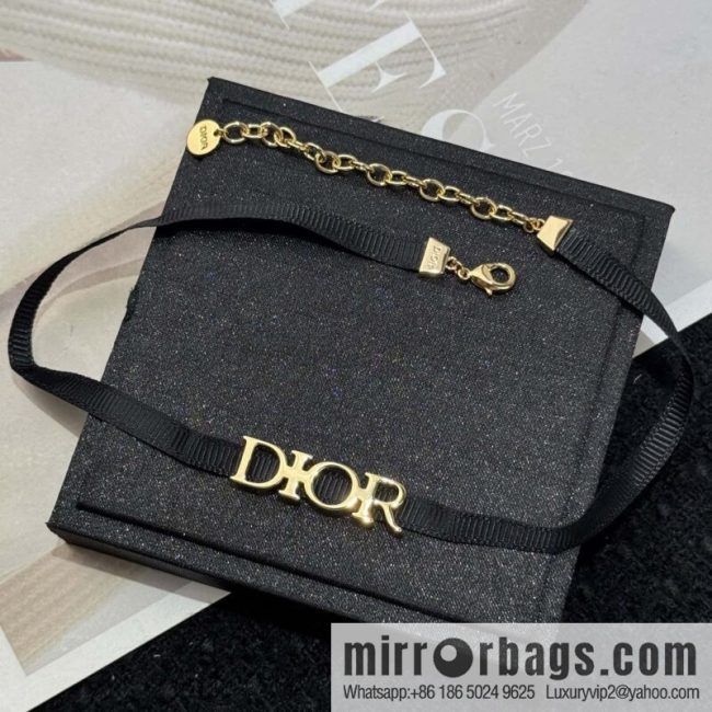 ❗️New ❗️ ☀️ New ☑️ Dior Dior black rope necklace ☀️